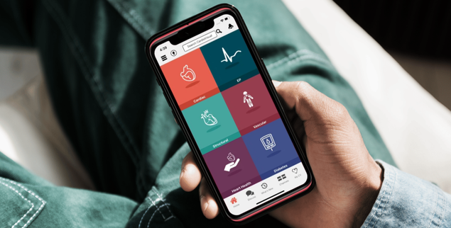 CardioVisual App on iPhone